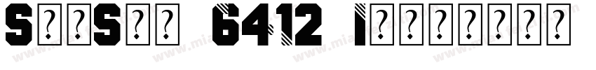 SimSun 6412 Identity H字体转换